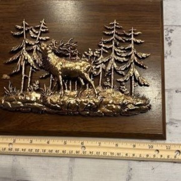 Vintage Rustic Elk wall Hanging - Picture 1 of 4